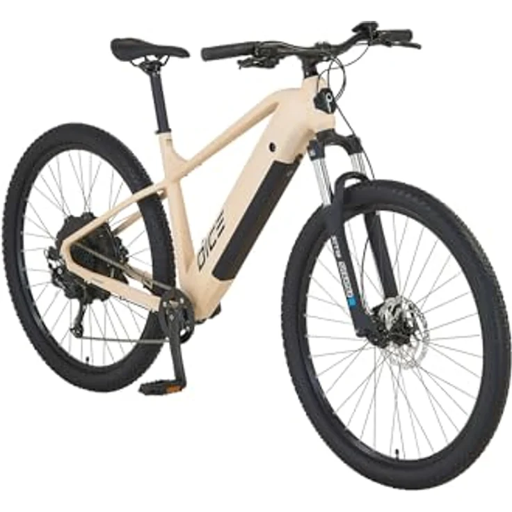 Prophete DICE 2.0 E-MTB 29" – Enovation Hinterradmotor 48V, 250W, 46Nm, Shimano Alivio 9-Gang Kettenschaltung, 130 km Reichweite, Sandbeige – Bild 2