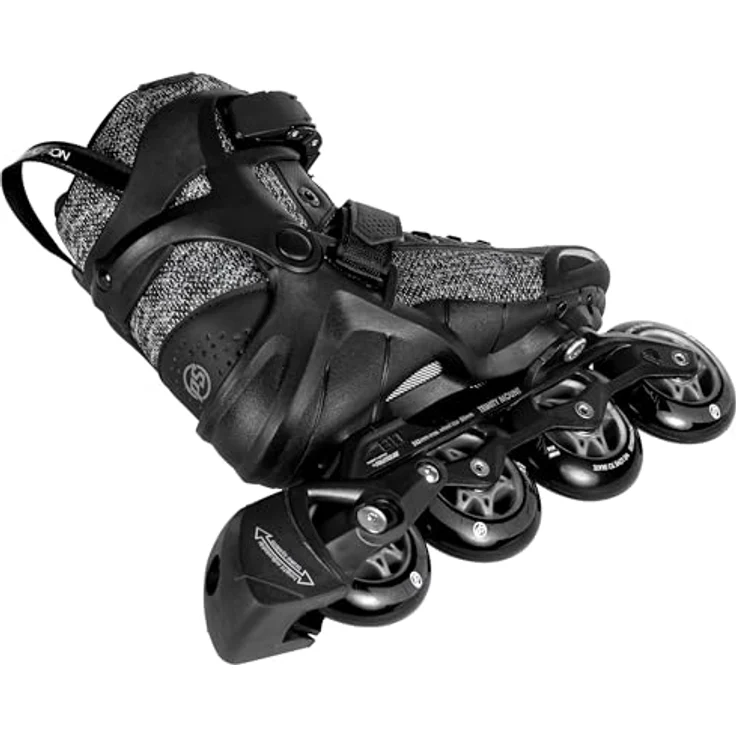 Powerslide Phuzion Radon Black White 80 Inline Skates, stabiler Halt und Komfort für Anfänger und Fortgeschrittene, Größe 41 – Bild 3
