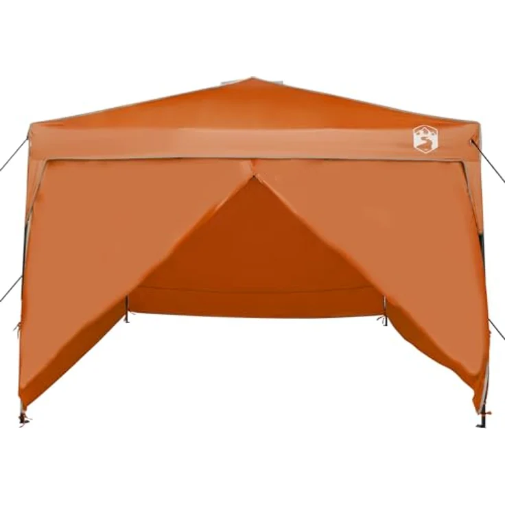 vidaXL Oranger Pavillon, 300 x 300 cm, Oxford-Gewebe mit PA-Beschichtung, schnell aufzubauen, langlebig für Partys und Events – Bild 5