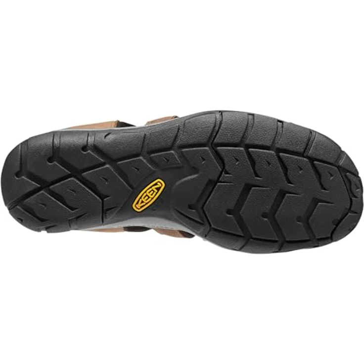 Keen Clearwater CNX Leather, Herren Echtleder Sandale mit Schnellzugschnürsystem, dark earth/black, Größe 44 EU – Bild 8