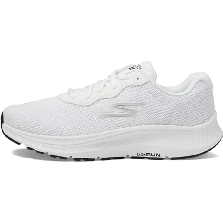 Skechers Go Run Consistent 2.0 Engaged 128605-WBK, Laufschuhe für Damen, leichtes Athletic Mesh, atmungsaktiv, weiße Farbe – Bild 4