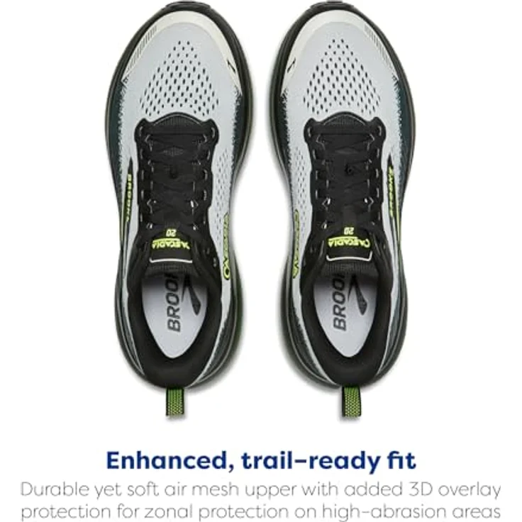 Brooks Cascadia 20, Trailrunning Schuhe mit robuster Sohle und optimaler Traktion, grau-schwarz – Bild 4