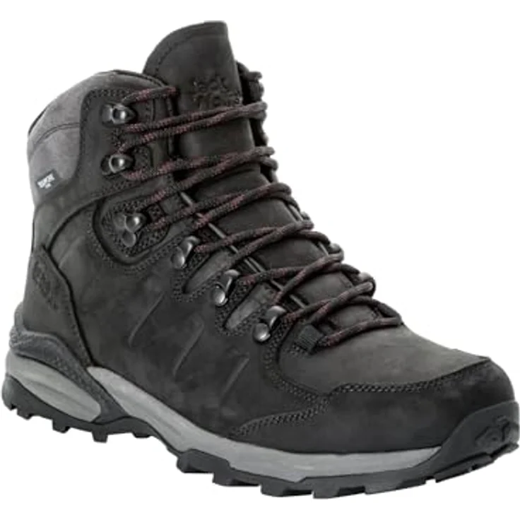 Jack Wolfskin Refugio Prime Texapore Mid W, Damen Wanderschuhe, wasserdicht und atmungsaktiv, Schwarz, Größe 41 – Bild 4