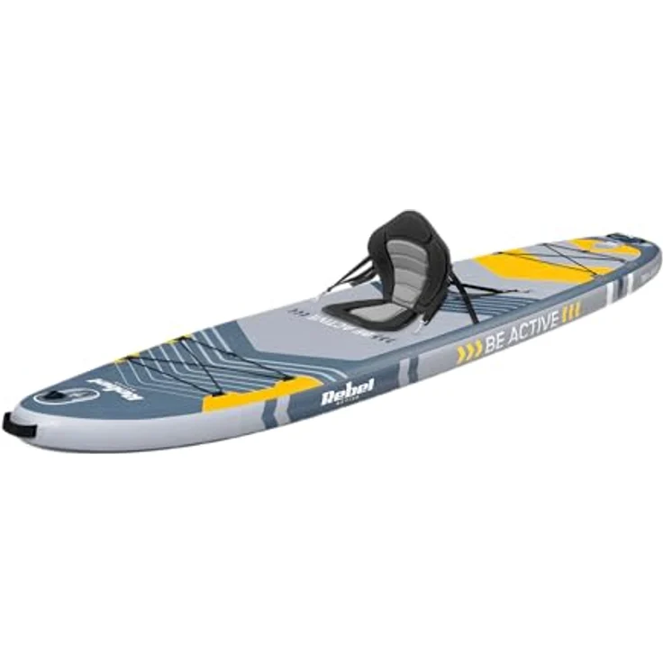 Rebel Stand Up Paddle, SUP Board mit stabiler Bauweise, blau – Bild 3