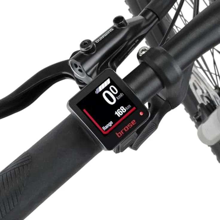 FISCHER E-Bike MTB MONTIS 8.0I 711 43 ULTIMATE, 43 cm Rahmenhöhe, 711 Wh Akku, Mittelmotor, 1x12-Gang Kettenschaltung, hydraulische Scheibenbremsen, 26 kg Gewicht – Bild 7