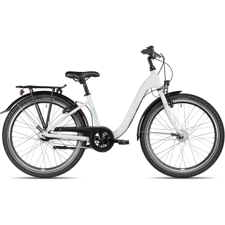 Maxim Malia 24 7 Wave, Kinderfahrrad mit 7-Gang Shimano Nexus Nabenschaltung und Rücktritt, weiß