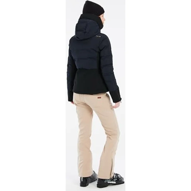 Protest Mercury Skijacke Damen, wetterbeständige Winterjacke in Schwarz mit Isolierung und verstellbarer Kapuze, Größe 42 – Bild 7