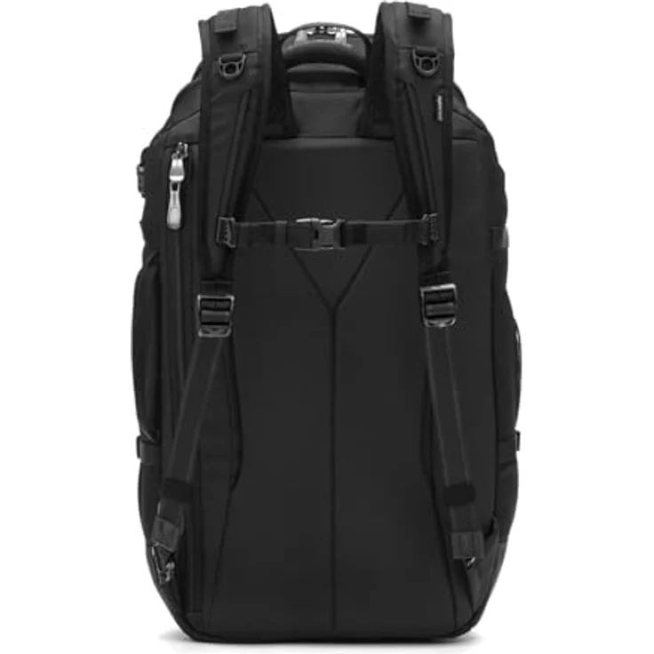 Pacsafe Venturesafe EXP35, RFID Wanderrucksack mit Laptopfach 52 cm, schwarz – Bild 5