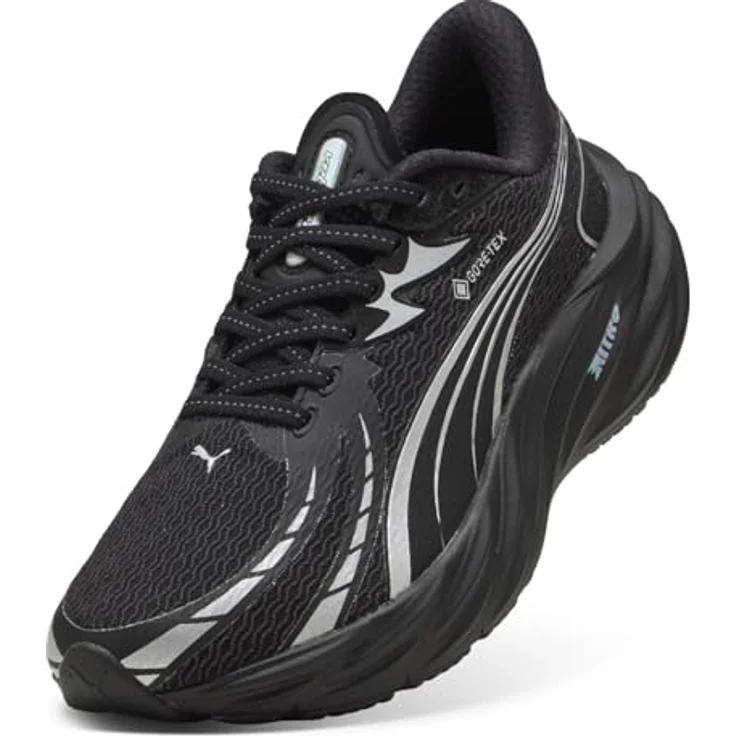 PUMA Velocity NITRO 4 GTX Wns, wasserdichte Laufschuhe mit NITROFOAM™ Dämpfung, schwarz, Größe: 7 – Bild 6