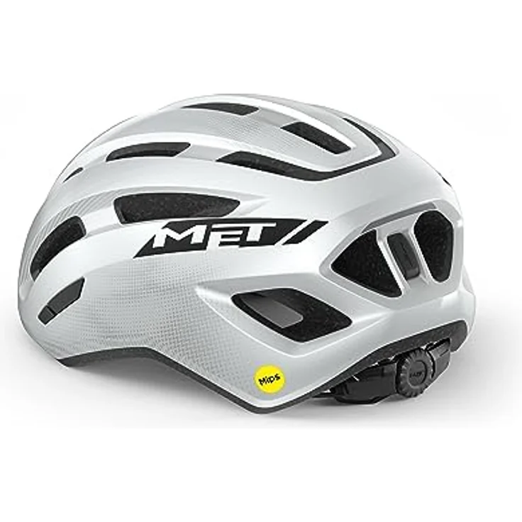 MET Miles MIPS Fahrradhelm, weiß, S-M, mit 360°-Kopfband, 17 Belüftungsöffnungen und MIPS-C2 Gehirnschutzsystem – Bild 4