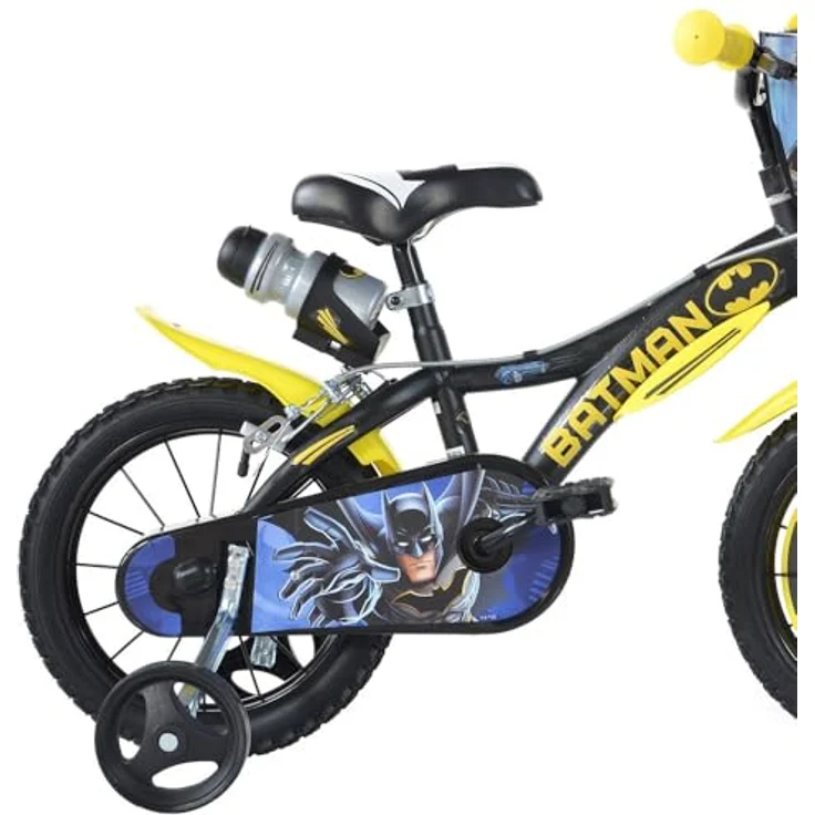 Batman 16 Zoll 27 cm Jungen Felgenbremse Schwarz/Gelb – Bild 4