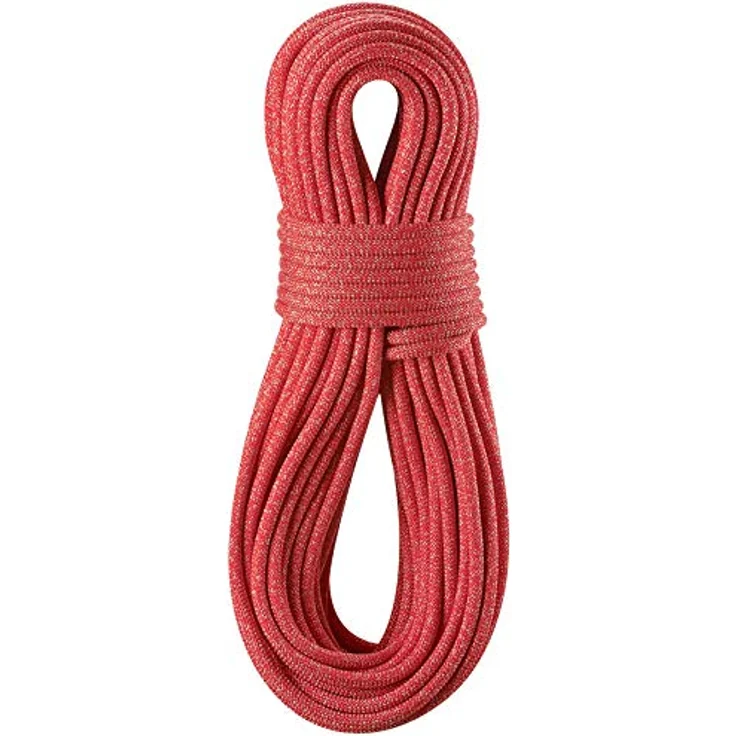 EDELRID Kletterseil Boa 9,8 mm Einfachseil, 60 Meter, rot, mit Thermo Shield Behandlung und 7 Sturzanzahl – Bild 1