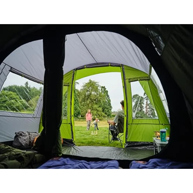 Coleman Rocky Mountain 5 Blackout Zelt | 5 Personen Familien-Tunnelzelt, 4500 mm wasserdicht, eingenähte Bodenplane – Bild 5