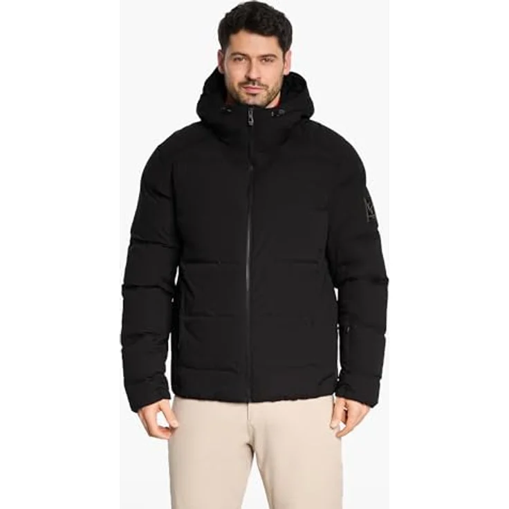 Ziener TYERS-Z Herren Skijacke, wärmend, wasserdicht mit AQUASHIELD®, schwarz, Größe 54 – Bild 3