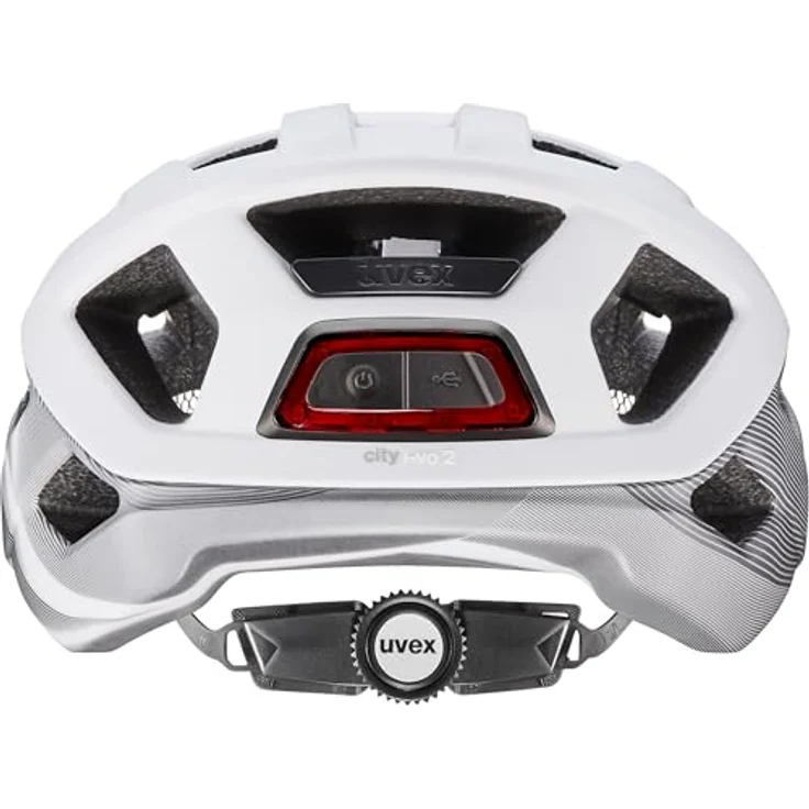 Uvex City I-VO 2 Fahrradhelm, sicherer City-Helm mit guter Belüftung, schwarz – Bild 3