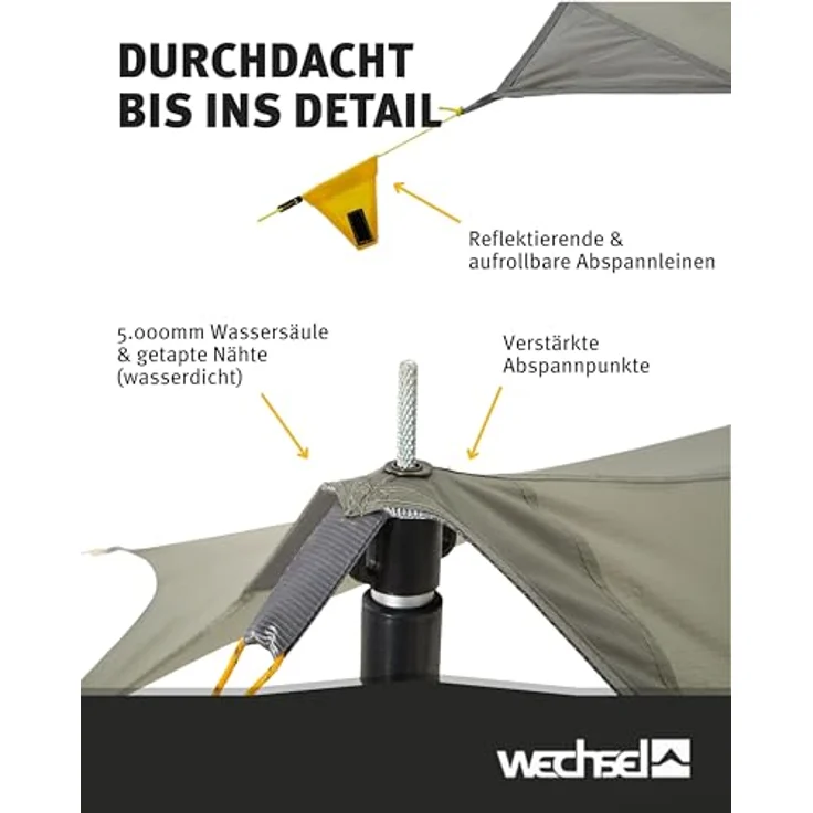 Wechsel Tarp, leichter Schutz für dein Camp, 1.06 kg – Bild 4