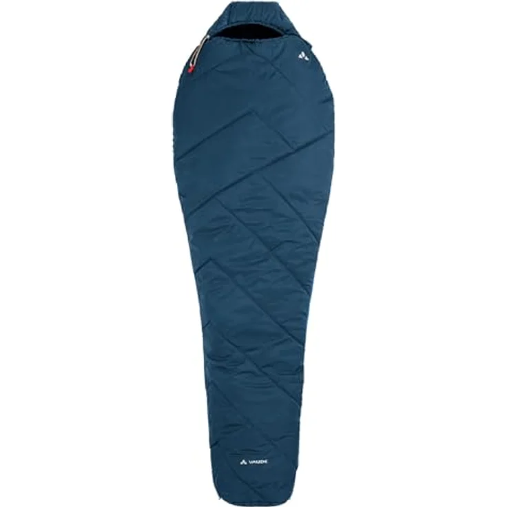 VAUDE Sioux 400 II SYN, Kunstfaserschlafsack mit körperbetontem Mumienschnitt, Konturkapuze und seitlichem Reißverschluss, Baltic Sea, Rechts – Bild 3