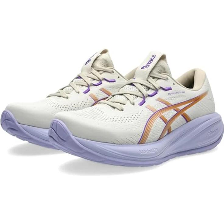Asics Gel-Cumulus 28, Allround-Laufschuhe für Damen mit hervorragender Dämpfung, Oatmeal/Fresh Air, Größe 39 – Bild 1