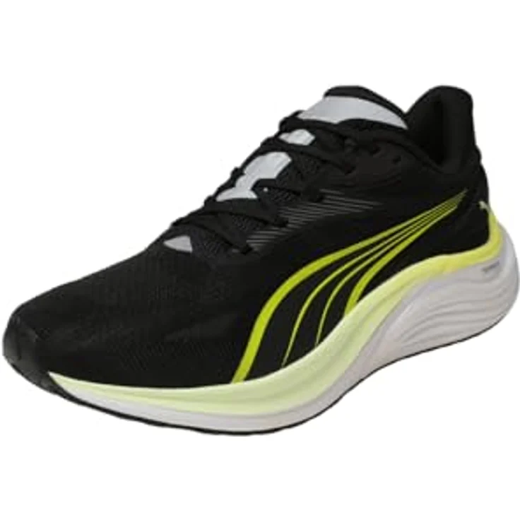 PUMA Electrify NITRO 4, Laufschuhe mit NITROFOAM und PROFOAMLITE Dämpfung, PUMA WHITE-PUMA BLACK, Größe 42.5 – Bild 1
