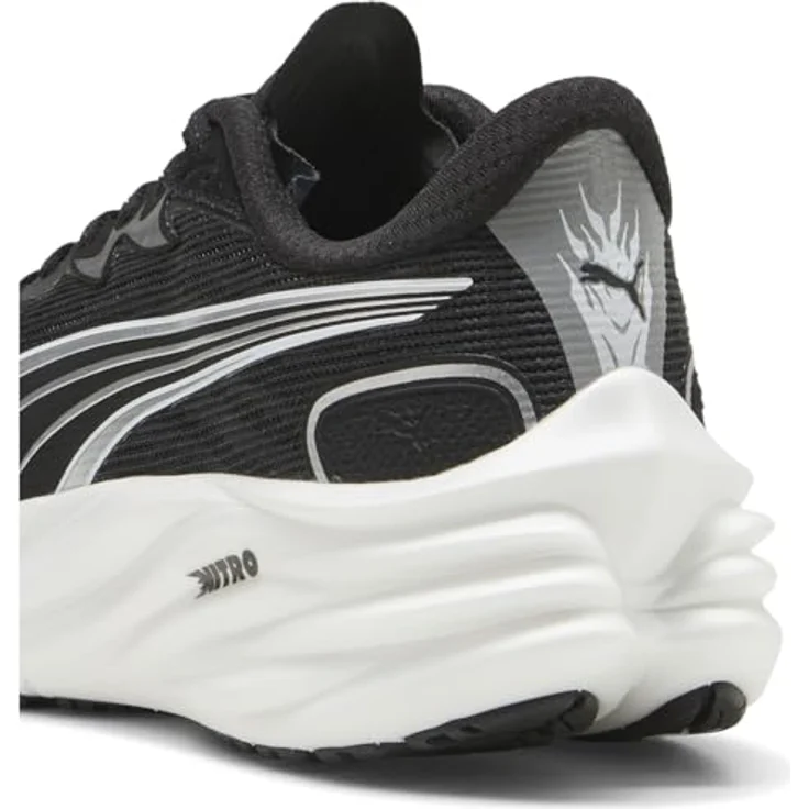Puma Velocity NITRO 4, Herren Laufschuhe mit Nitro-Dämpfung, atmungsaktivem Obermaterial, Schwarz, Größe 46 – Bild 5