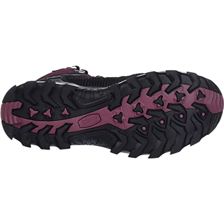 CMP Campagnolo Rigel WP, Damen Wanderschuhe, wasserdicht, Gummisohle, Rot, Größe 37 – Bild 4