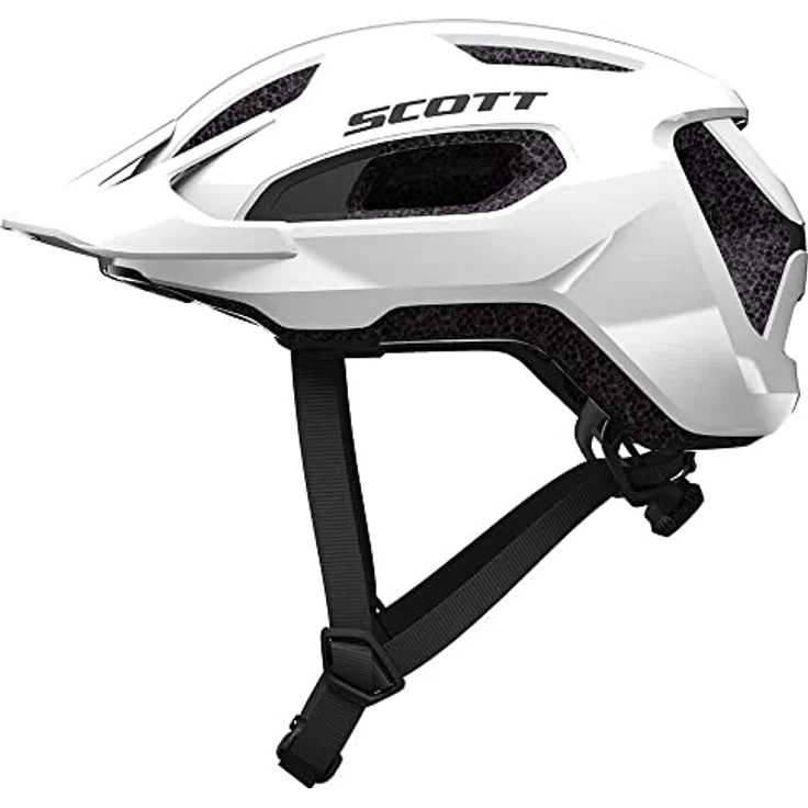 SCOTT Supra (CE) Helmet, Weiß, MTB Fahrradhelm mit verstellbarer Größe (54-61 cm), leichter Polycarbonat-Konstruktion und abnehmbarem Visier – Bild 3