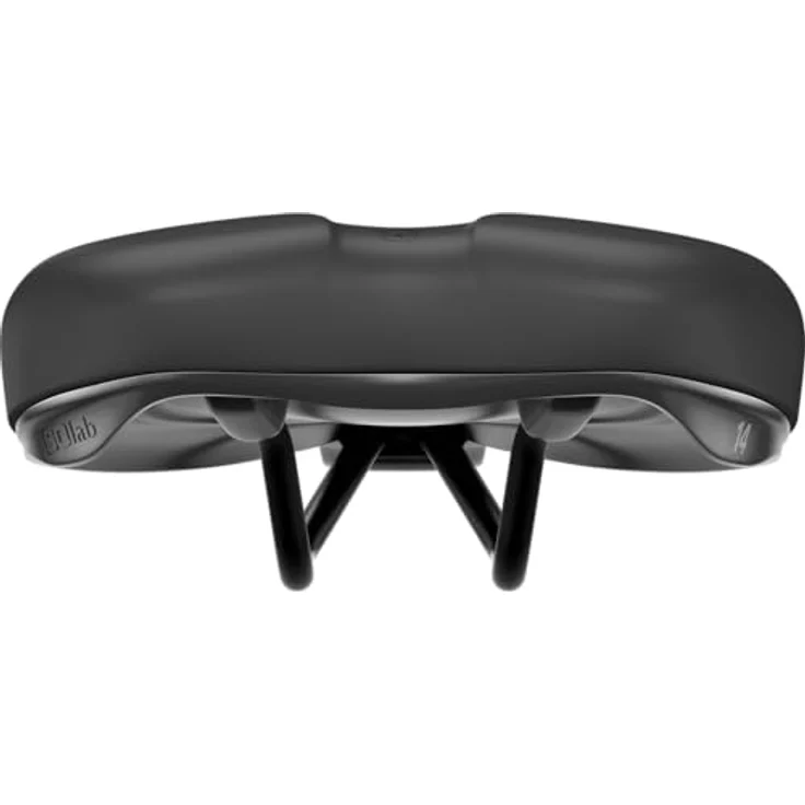 SQlab Sattel 601 Ergolux 2.0, Trekking & City Fahrradsattel mit 16 cm Breite, Druckentlastung und hohe Belastbarkeit bis 130 kg, Schwarz – Bild 5
