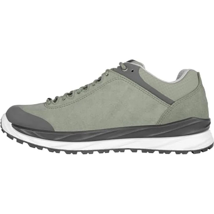 Lowa Malta GTX Lo Wanderschuhe Damen, Grün, Größe EUR 41 | UK 7, Leder/Textil, Schnürer, Gummi-Laufsohle – Bild 4