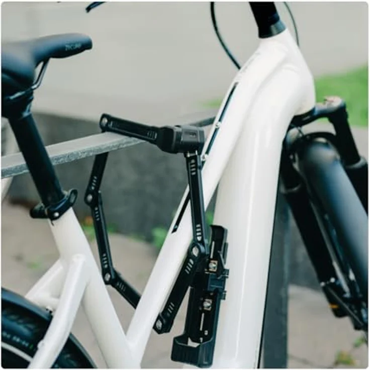Abus Bordo 6200K, Faltschloss, 94 cm, mit ABUS XPlus-Zylinder und robuster Stahlummündung, schwarz – Bild 8