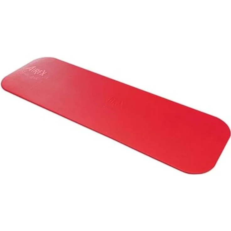 Airex Coronella, Yogamatte mit 15 mm Dicke, rutschfest und strapazierfähig, rot, 185 cm – Bild 2