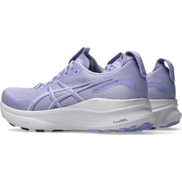 Asics GEL-KAYANO 32, Damen Laufschuhe mit hoher Dämpfung und atmungsaktivem Obermaterial, navy/pink – Bild 4