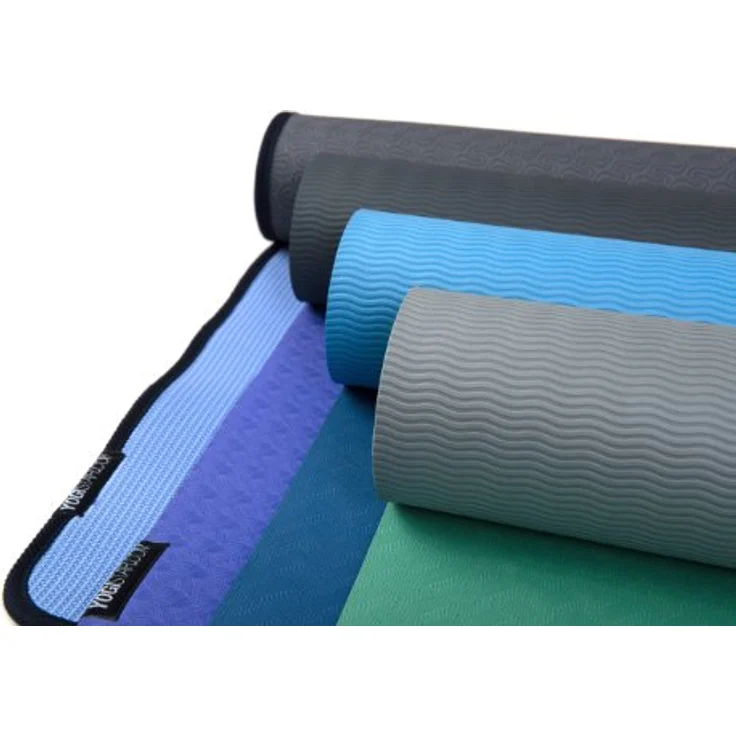 Yogistar Unisex Yogamatte Pro Yogamatte, Grau Blau, 183.0 x 61.0 x 0.5 cm – Bild 2