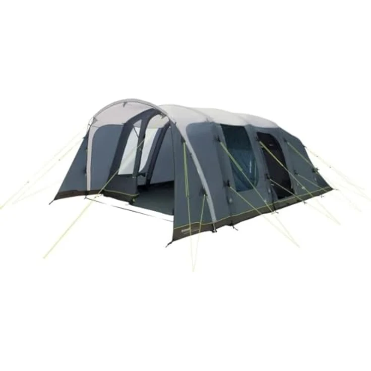 Outwell Colorado 6 Air, 6-Personen Tunnelzelt mit wasserdichtem Zeltboden und abgedunkelten Schlafkabinen – Bild 2