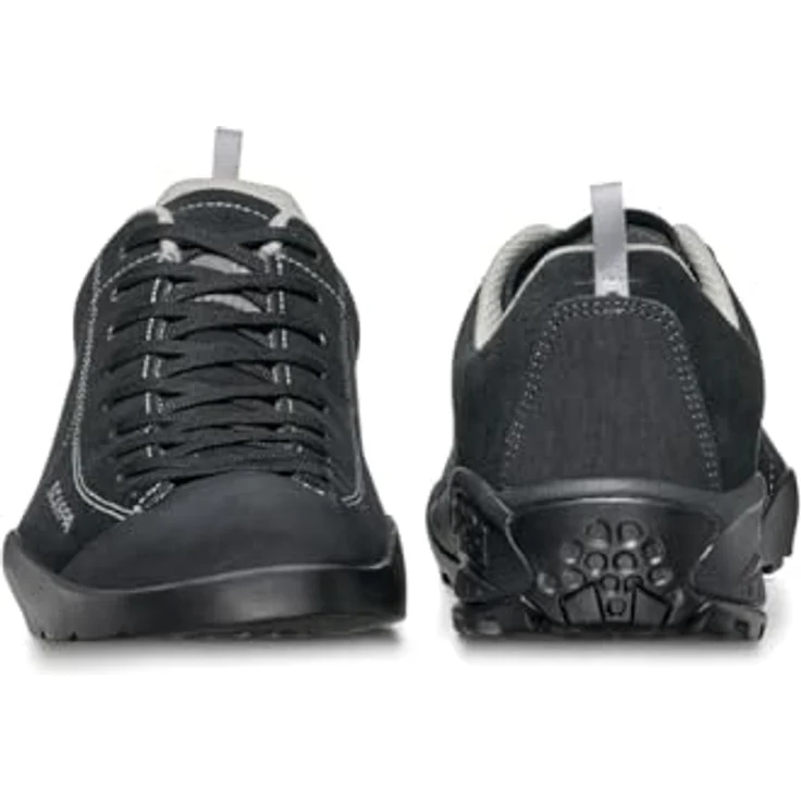 Scarpa Mojito Herren Wanderschuh, wasserabweisendes Suede Leder, Schnürsystem bis zu den Zehen, Schwarz, Größe 40.5 – Bild 6