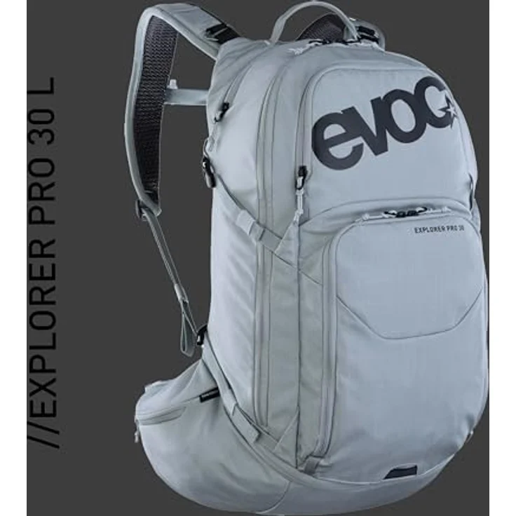 Evoc Explorer 30, Wanderrucksack 54 cm, grau, 100% Polyester, kompakt 28 x 19 cm – Bild 6