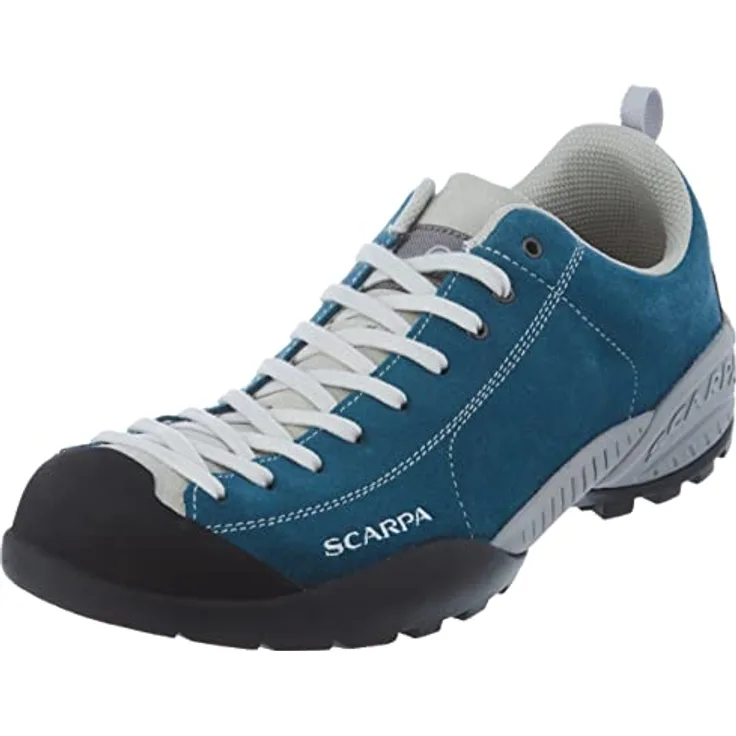 Scarpa Mojito Hikingschuh, Lifestyle Zustiegsschuh aus 100 % Suede Leder, Vibram® Laufsohle, robust und wiederbesohlbar, 360 g (Größe 42)