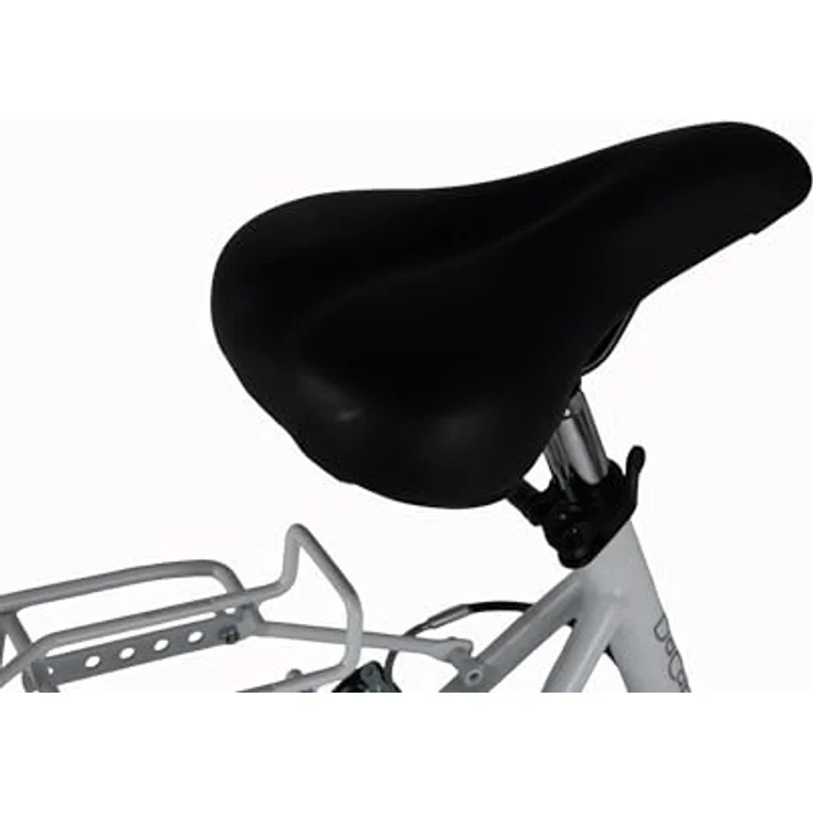 DaCapo Citybike Papilio 28'', 6-Gang-Schaltung, weiß mit Schmetterlingsmotiven, Korb, RH 48 cm – Bild 5