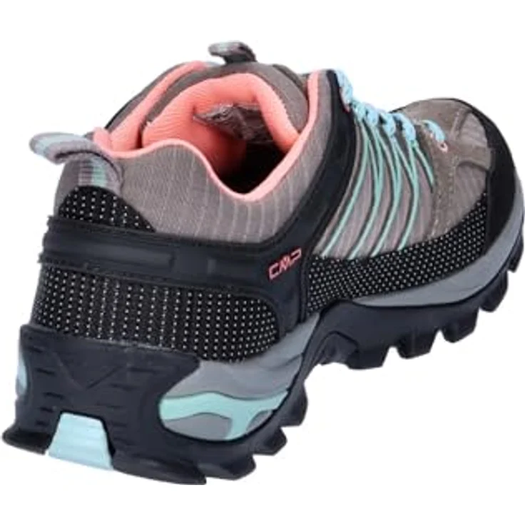 CMP Rigel LOW 3Q54456, Damen Trekking Schuhe mit EVA-Gummi Sohle, waterproof, atmungsaktiv, Textil-Leder-Obermaterial – Bild 6