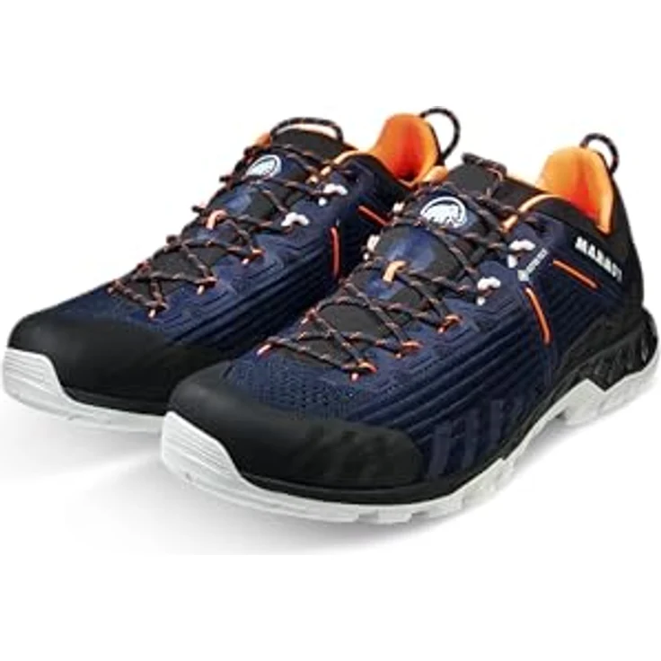 Mammut Alnasca Knit III Low GTX Men, Herren Wanderschuhe mit GORE-TEX Membran und Vibram Megagrip Sohle, Blau, Größe 46 – Bild 10