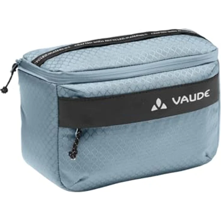 VAUDE Cyclist Box 2in1 Lenkertasche und Hüftgurttasche, 3 Liter Volumen, heron, mit Regenhülle, aus recycelten Materialien – Bild 1