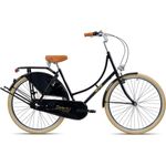 KCP Van Holland City Damen Fahrrad 28 Zoll Citybike Hollandrad mit 3 Gängen Cityrad Stadtrad 165 - 175 cm schwarz 53 cm, Retro-Stil, Shimano Nexus 3-Gang-Schaltung