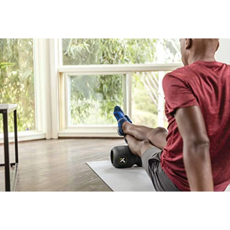 Trigger Point Therapy Channel Roller Foamroller, schwarz für effektive Triggerpunkttherapie und Muskelregeneration – Bild 10