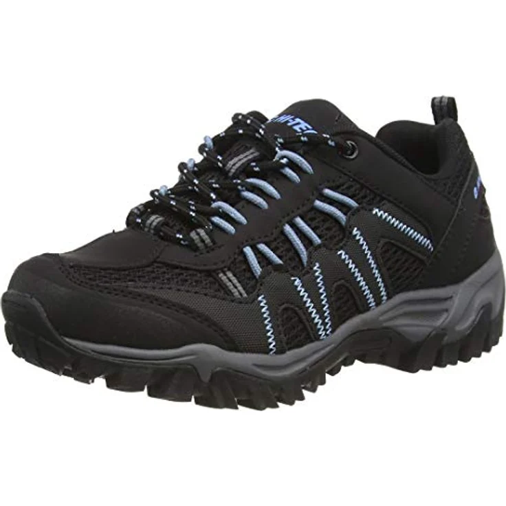 HI-TEC Hi-Tec Jaguar Damen Wanderschuhe, wasserdicht und vegan, schwarz, Größe 39 – Bild 1