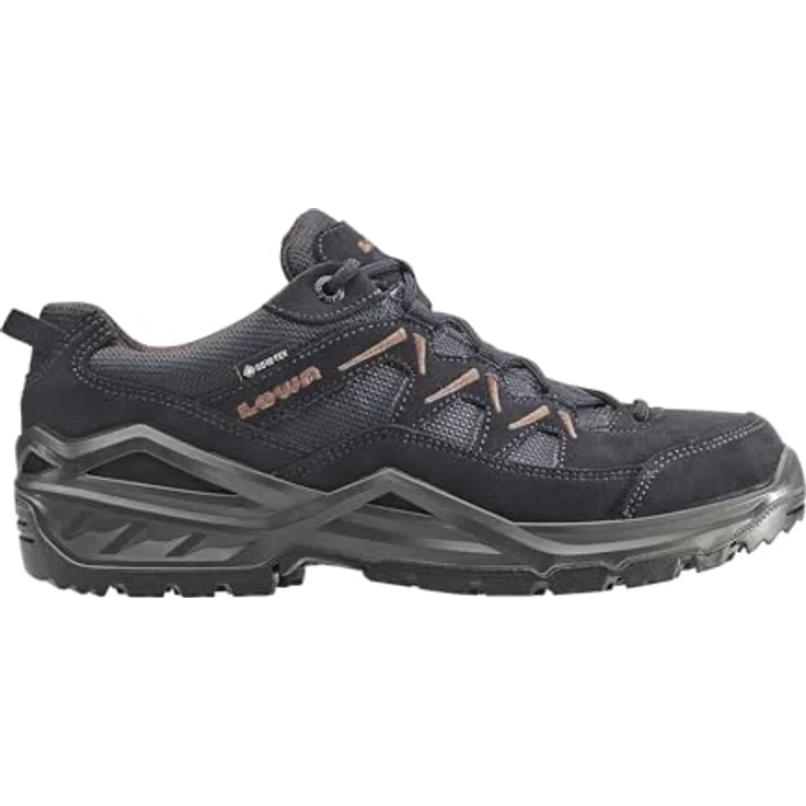 Lowa SIRKOS EVO GORE-TEX LO Herren-Wanderschuh, wasserdicht und atmungsaktiv mit profilierten Gummi-Sohlen – Bild 2