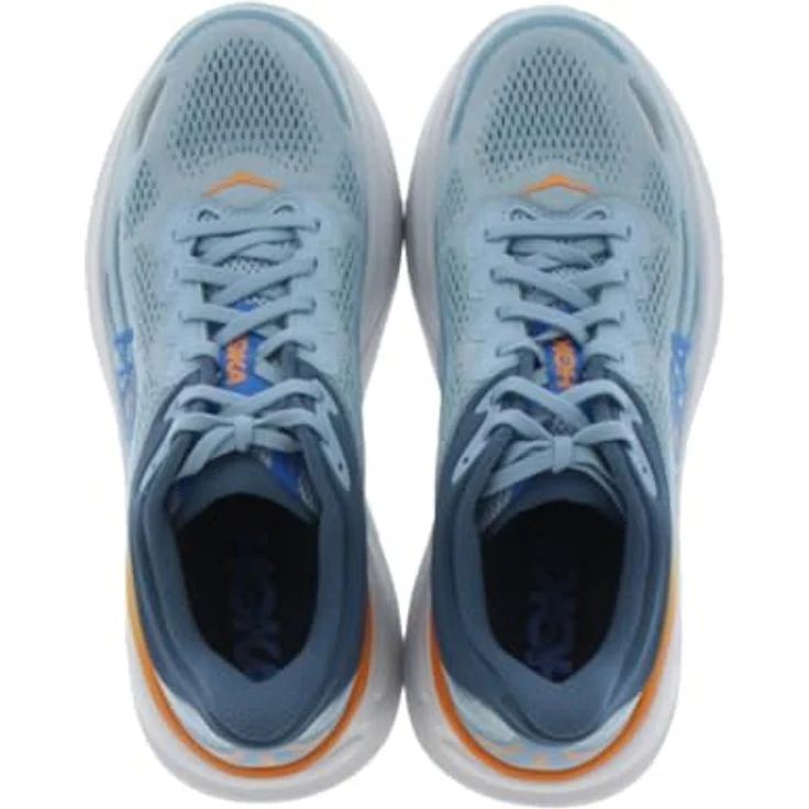 Hoka Bond, Herren Laufschuhe (43 1/3), blau, atmungsaktiv, veganes und recyceltes Material, optimale Dämpfung, Active Foot Frame Technologie, Durabrasion Rubber Laufsohle – Bild 4