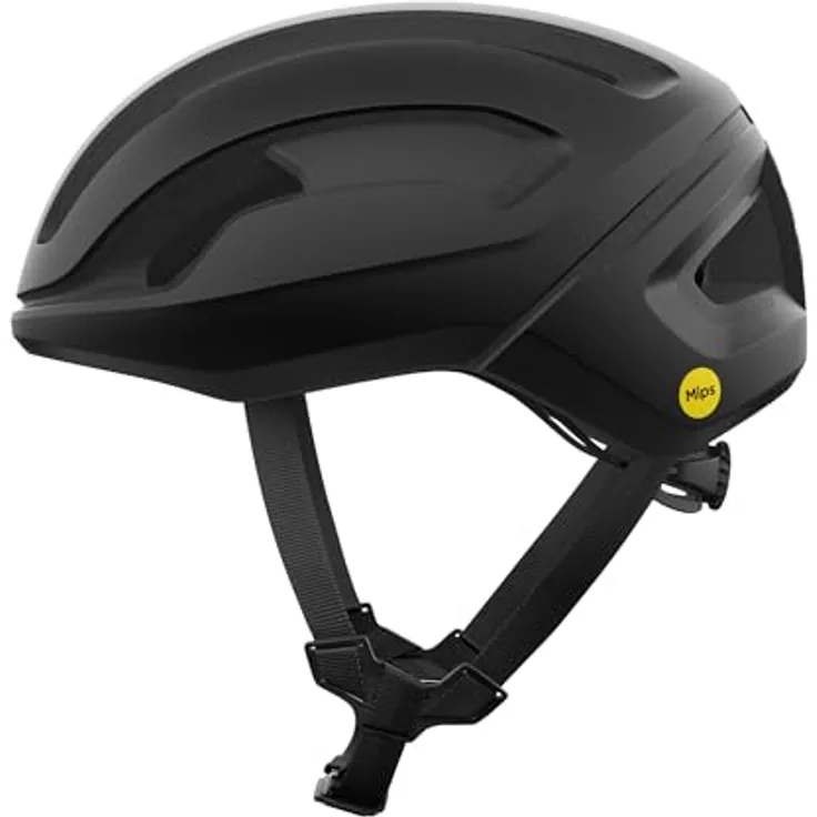 POC Omne Air MIPS, Fahrradhelm in schwarz, leichter Schutz mit innovativem MIPS-System und optimierter Belüftung, Größe S