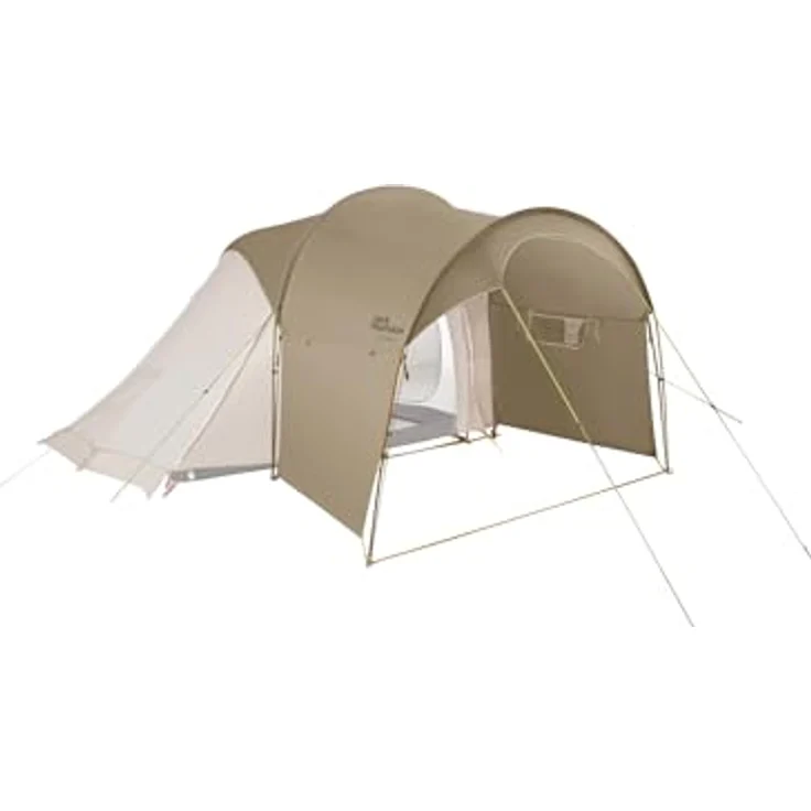 Jack Wolfskin Front Porch Zelt, recyceltes Material, einfacher Aufbau, White Pepper, Einheitsgröße – Bild 5