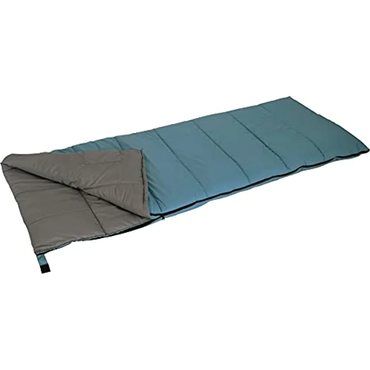 Eurotrail Alaska, Deckenschlafsack aus Pongee-Polyester mit SLII Hohlfaserfüllung, 210 x 80 cm, komfortable Temperaturbereiche von 20 / 0 / -5 ºC, wasserdicht und atmungsaktiv – Bild 1