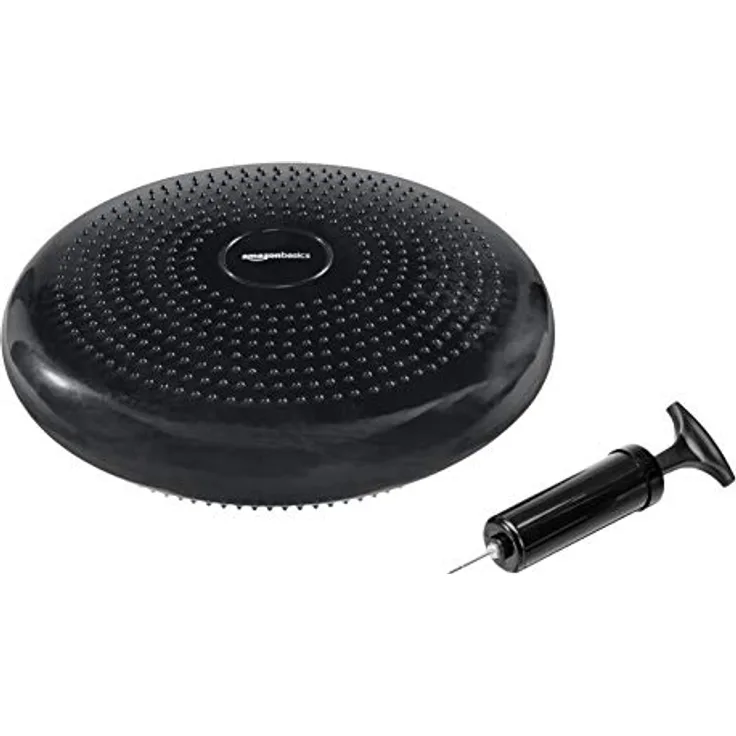 Amazon Basics – Schwarzes, rundes Balancekissen