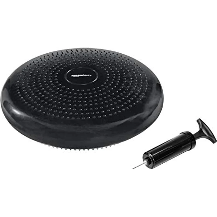 Amazon Basics – Schwarzes, rundes Balancekissen – Bild 1